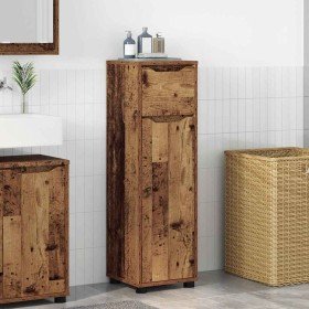 Gabinete de Baño con cajón Madera Vieja 30,5 x 30 x 101 cm en Tocadores de baño | Comprar online en Foro24