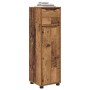 Gabinete de Baño con cajón Madera Vieja 30,5 x 30 x 101 cm
