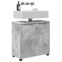 Armario para lavabo de baño Gris Concreto 60 x 30 x 60 cm