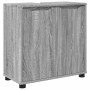 Armario para lavabo de baño Manual Gris Sonoma 60 x 30 x 60 cm
