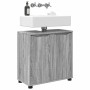 Armario para lavabo de baño Manual Gris Sonoma 60 x 30 x 60 cm