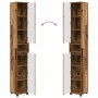 Gabinete de Baño con estante Madera Vieja 30,5 x 30 x 195 cm