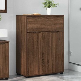 Gabinete de Baño con cajón Roble Marrón 72,5 x 36,5 x 100 cm