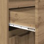 Gabinete de Baño con cajón Roble artesanal 72,5 x 36,5 x 100 cm