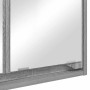 Armario con espejo de baño Gris Sonoma 60 x 20 x 60 cm