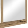 Armario con espejo de baño Roble artesanal 60 x 20 x 60 cm