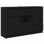 Vitrina con cajón Negro 100 x 30 x 65,6 Madera contrachapada