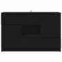 Vitrina con cajón Negro 100 x 30 x 65,6 Madera contrachapada