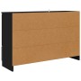 Vitrina con cajón Negro 100 x 30 x 65,6 Madera contrachapada