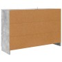 Vitrina Gris Concreto 100 x 30 x 65,6 Madera contrachapada