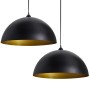 Ceiling lamp 2 pcs black hemispherical adjustable height by vidaXL, Lamps - Ref: Foro24-241113, Price: 59,40 €, Discount: %