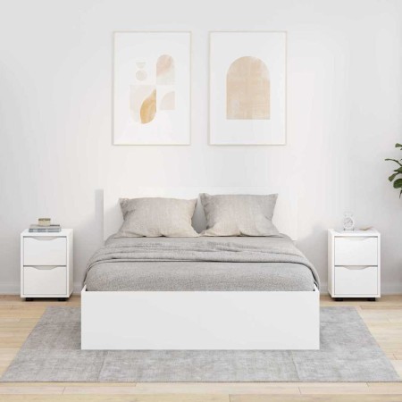 Mesas de noche 2 pcs 30,5 x 30 x 43 cm Madera contrachapada