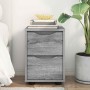 Mesa de Noche con cajón Gris Sonoma 30,5 x 30 x 43 cm