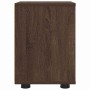 Mesas de noche con cajón 2 pcs Roble Marrón 30,5 x 30 x 43 cm