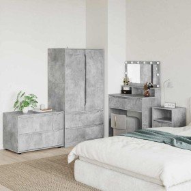 Armario de almacenamiento Gris Concreto 80 x 48 x 57 cm en Taquillas y armarios de almacenamiento | Comprar online en Foro24