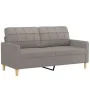 Sofa set with cushions 3 pieces taupe gray fabric by vidaXL, Sofas - Ref: Foro24-3201321, Price: 495,42 €, Discount: %