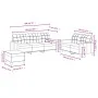 Sofa set with cushions 3 pieces taupe gray fabric by vidaXL, Sofas - Ref: Foro24-3201321, Price: 495,42 €, Discount: %