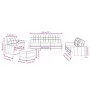 Sofagarnitur mit Kissen 4-teilig aus braunem Stoff von vidaXL, Sofas - Ref: Foro24-3201253, Preis: 623,20 €, Rabatt: %