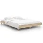 Bettgestell aus Sonoma-Eiche-Holzwerkstoff, 140 x 190 cm von vidaXL, Betten und Lattenroste - Ref: Foro24-832072, Preis: 119,...