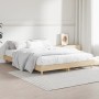 Bettgestell aus Sonoma-Eiche-Holzwerkstoff, 140 x 190 cm von vidaXL, Betten und Lattenroste - Ref: Foro24-832072, Preis: 116,...