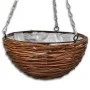 Round Willow Hanging Basket with Layer and Chain - 4 Pieces by vidaXL, Pots and planters - Ref: Foro24-140915, Price: 39,88 €...
