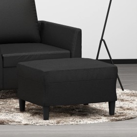 Black synthetic leather footstool 60x50x41 cm by vidaXL, Ottomans - Ref: Foro24-349287, Price: 71,58 €, Discount: %