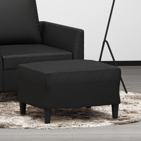 Black synthetic leather footstool 60x50x41 cm by vidaXL, Ottomans - Ref: Foro24-349287, Price: 71,58 €, Discount: %
