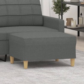 Fußhocker aus dunkelgrauem Stoff, 70 x 55 x 41 cm von vidaXL, Osmanen - Ref: Foro24-349272, Preis: 64,30 €, Rabatt: %