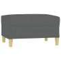 Fußhocker aus dunkelgrauem Stoff, 70 x 55 x 41 cm von vidaXL, Osmanen - Ref: Foro24-349272, Preis: 61,38 €, Rabatt: %