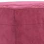 Fußhocker aus rotem Samt, 70 x 55 x 41 cm von vidaXL, Osmanen - Ref: Foro24-349321, Preis: 57,46 €, Rabatt: %
