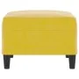 Yellow velvet footstool 70x55x41 cm by vidaXL, Ottomans - Ref: Foro24-349323, Price: 58,72 €, Discount: %