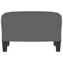 Fußhocker aus dunkelgrauem Stoff, 60 x 50 x 41 cm von vidaXL, Osmanen - Ref: Foro24-349328, Preis: 60,68 €, Rabatt: %