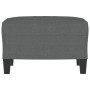 Fußhocker aus dunkelgrauem Stoff, 60 x 50 x 41 cm von vidaXL, Osmanen - Ref: Foro24-349328, Preis: 64,40 €, Rabatt: %