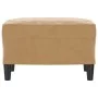 Brauner Samt-Fußhocker 60x50x41 cm von vidaXL, Osmanen - Ref: Foro24-349300, Preis: 50,87 €, Rabatt: %