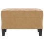 Brauner Samt-Fußhocker 60x50x41 cm von vidaXL, Osmanen - Ref: Foro24-349300, Preis: 51,92 €, Rabatt: %