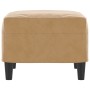 Brauner Samt-Fußhocker 60x50x41 cm von vidaXL, Osmanen - Ref: Foro24-349300, Preis: 51,92 €, Rabatt: %
