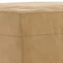 Brauner Samt-Fußhocker 60x50x41 cm von vidaXL, Osmanen - Ref: Foro24-349300, Preis: 50,87 €, Rabatt: %