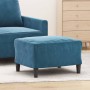 Blauer Samt-Fußhocker 60x50x41 cm von vidaXL, Osmanen - Ref: Foro24-349302, Preis: 51,68 €, Rabatt: %