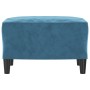 Blauer Samt-Fußhocker 60x50x41 cm von vidaXL, Osmanen - Ref: Foro24-349302, Preis: 51,68 €, Rabatt: %