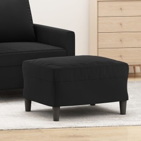 Fußhocker aus schwarzem Samt, 60 x 50 x 41 cm von vidaXL, Osmanen - Ref: Foro24-349298, Preis: 66,38 €, Rabatt: %