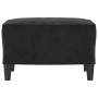 Reposapiés de terciopelo negro 60x50x41 cm de vidaXL, Otomanas - Ref: Foro24-349298, Precio: 66,86 €, Descuento: %