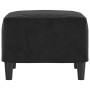 Reposapiés de terciopelo negro 60x50x41 cm de vidaXL, Otomanas - Ref: Foro24-349298, Precio: 66,86 €, Descuento: %