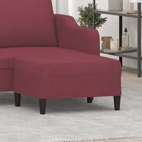 Fußhocker aus rotem Stoff, 70 x 55 x 41 cm von vidaXL, Osmanen - Ref: Foro24-349309, Preis: 59,40 €, Rabatt: %