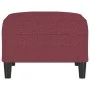 Red fabric footstool 70x55x41 cm by vidaXL, Ottomans - Ref: Foro24-349309, Price: 59,40 €, Discount: %