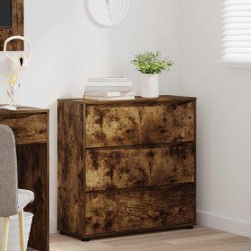 Armario de almacenamiento Roble ahumado 80 x 31 x 81 cm en Taquillas y armarios de almacenamiento | Comprar online en Foro24