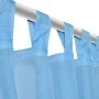 2 Transparent turquoise curtains 140 x 245 cm by vidaXL, Curtains and curtains - Ref: Foro24-130208, Price: 19,44 €, Discount: %