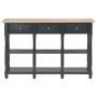 Black engineered wood console table 110x30x76cm by vidaXL, console tables - Ref: Foro24-354327, Price: 187,88 €, Discount: %