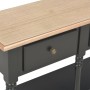 Black engineered wood console table 110x30x76cm by vidaXL, console tables - Ref: Foro24-354327, Price: 190,70 €, Discount: %