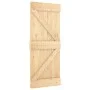 Sliding door with solid pine wood hardware 85x210 cm by vidaXL, Doors - Ref: Foro24-3203021, Price: 191,35 €, Discount: %