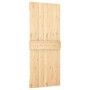 Schiebetür mit Beschlägen aus massivem Kiefernholz 85x210 cm von vidaXL, Türen - Ref: Foro24-3203021, Preis: 192,26 €, Rabatt: %